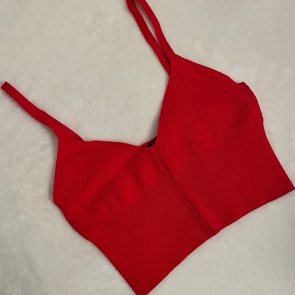 ZARA red bralette (NWOT) - Picture 1 of 5
